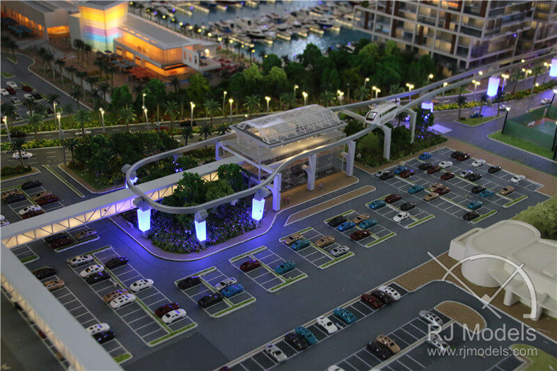 Dubai habour project masterplan model